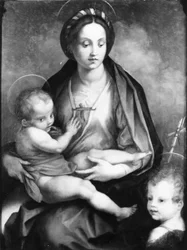 Madonna und Kind mit St. Johannes